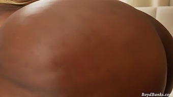 Ebony Bbw Kurvy Takes On A Big Black Cock