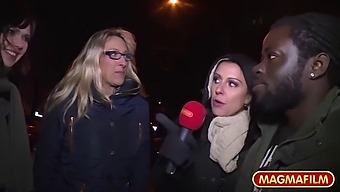 Interracial Cougar'S Public Encounter With A Well-Endowed Partner