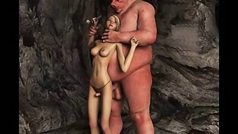 Cartoon Ogres Ejaculate On 3d Anime Characters