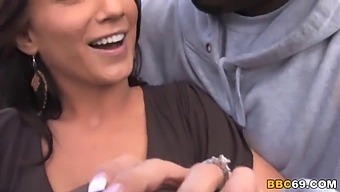 Blonde Babe Enjoys Intense Anal Encounter With Black Stud