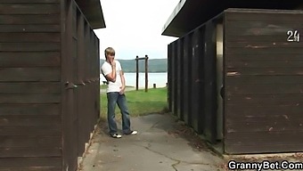 Real Public Sex With Mature Blonde Grandma