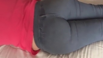 Cumshot In Her Desirable Rear End