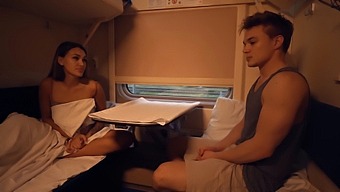 Amateur Babe Gets Wet And Wild With A Stranger On A Train