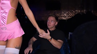 A Stunning Stripper Indulges A Penis With Special Vip Attention While Smoking