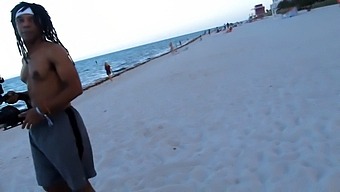 Latina And Asian Teens In A Wild Threesome On South Beach