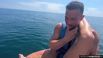 Watch As A Stunning Blonde Gets Fucked On A Jet Ski In High Definition