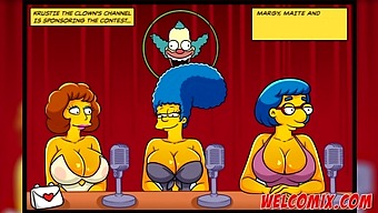 Watch A Hot Milf In Action In This Simptoons, Simpsons Hentai Video