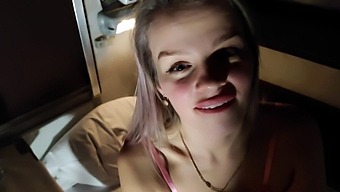 Public Sex On A Train With A Married Woman Who Loves To Suck
