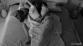 A Homemade Video Of A Couple'S Intimate Morning Encounter Captured Secretly With A Hidden Camera In Their Bedroom