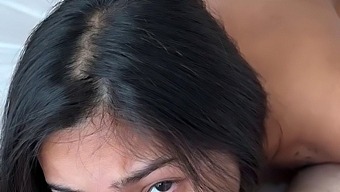 Asian Babe Gets Face Covered In Cum Before Anal Insertion