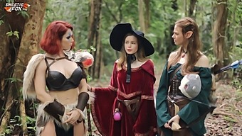A Playful D&D Adventure With A Hot Redhead And A Blowjob Scene.