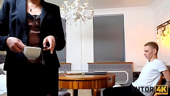 Milf Educator Janine Hard Fulfills Her Student'S Desires In This Tutor Sex Scene
