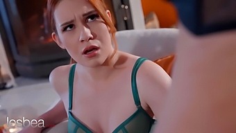 Redhead Lesbian Arian Joy And Partner Explore Strapon Pleasure Before Scissoring Climax