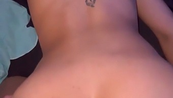 A Brief Recording Of Me Pleasuring My Partner'S Anus And Ejaculating Within Her