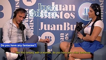 Juan Bustos Podcast Features Intense Vagina Penetration Of Salome Gil, A Busty Amateur With Natural Tits