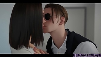 Hentai-Inspired College Student Indulges In Time-Freezing Bdsm With Teacher