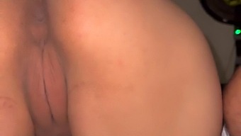 Teen Girlfriend Assumes Doggy Style Position To Expose Her Naked Genitalia
