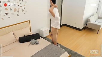 I Got Fucked By My Stepbro On The Bed After Riding His Cock