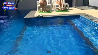 College Students Have An Orgy With Pool Cleaners And Give Blow Jobs In This 60fps Video.