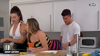 Her Girlfriend’s Best Friend Came Over And They Had Sex, Then They Found Out About A Hot Threesome.