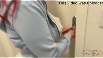Stepmother’s Bathroom In A Shopping Mall Turns Into A Room For Kinky Anal Sex With My Stepmother.